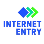 Internet entry transparent logo