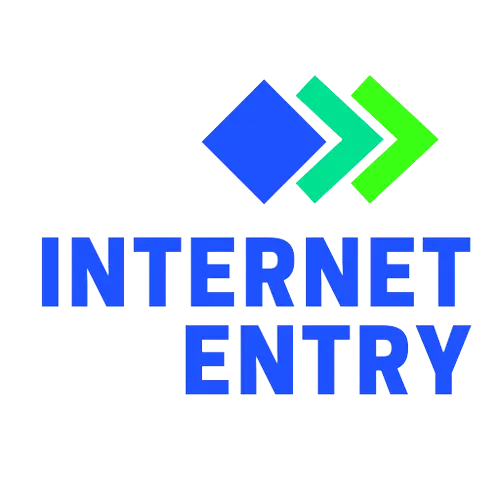 Internet entry transparent logo