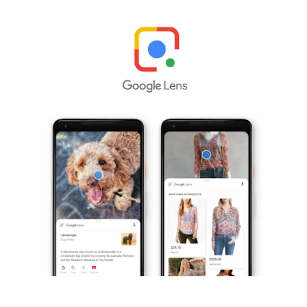 using Google lens for visual search in marketing