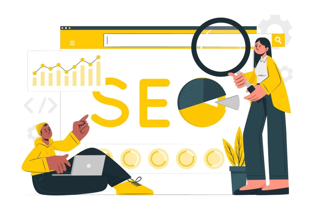 Search Engine Optimization vector image